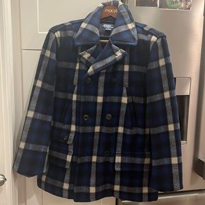 Mens Polo Plaid Jacket